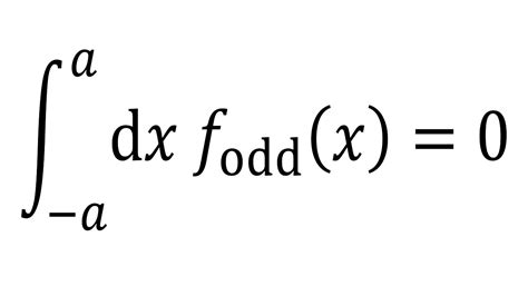 odd function integration